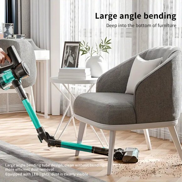 Vactidy Cordless 250 Watt Vacuum Cleaner - Powerful Suction - Lightweight - Picture 2 of 6